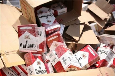 کشف ۷۰۰ هزار سیگار قاچاق در چهاردانگه