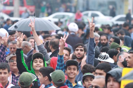 تصاویری از راهپیمایی باشکوه ۱۳ آبان در اسلامشهر