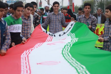 برگزاری باشکوه راهپیمایی ۱۳ آبان در اسلامشهر