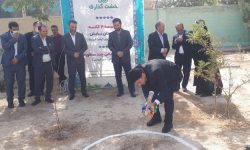 کلنگ زنی سه طرح آموزشی و ورزشی در اسلامشهر