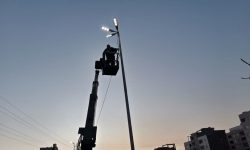 تقویت روشنایی معابر شهرک واوان